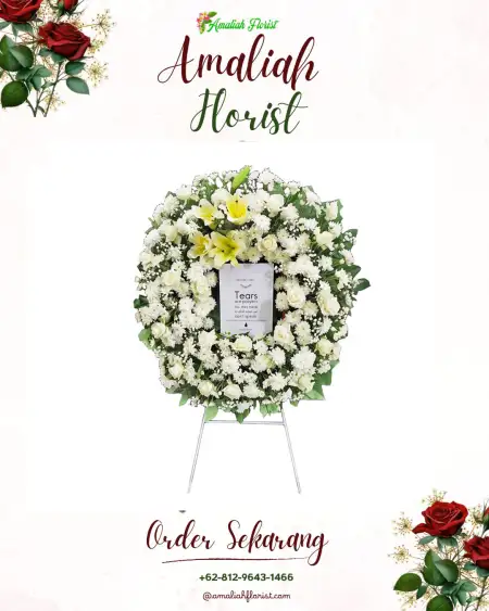 Krans Bunga Duka Ciawigebang